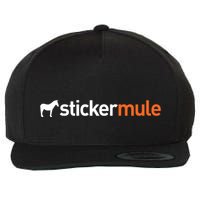 Stickermule Logo Wool Snapback Cap