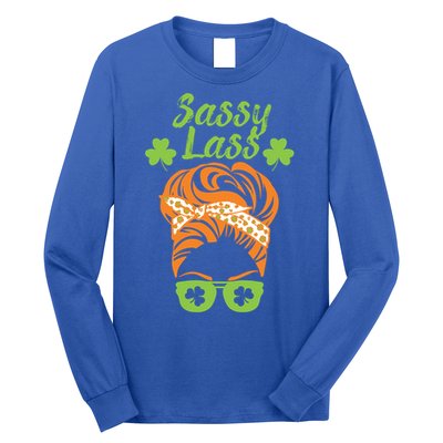 Sassy Lass St Patricks Day Gift Long Sleeve Shirt