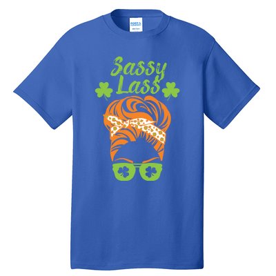 Sassy Lass St Patricks Day Gift Tall T-Shirt