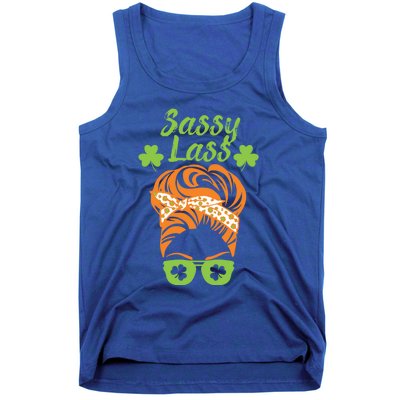 Sassy Lass St Patricks Day Gift Tank Top