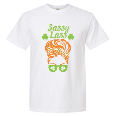 Sassy Lass St Patricks Day Gift Garment-Dyed Heavyweight T-Shirt