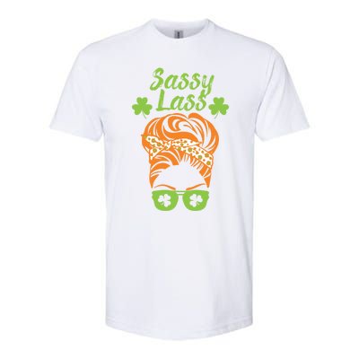 Sassy Lass St Patricks Day Gift Softstyle CVC T-Shirt