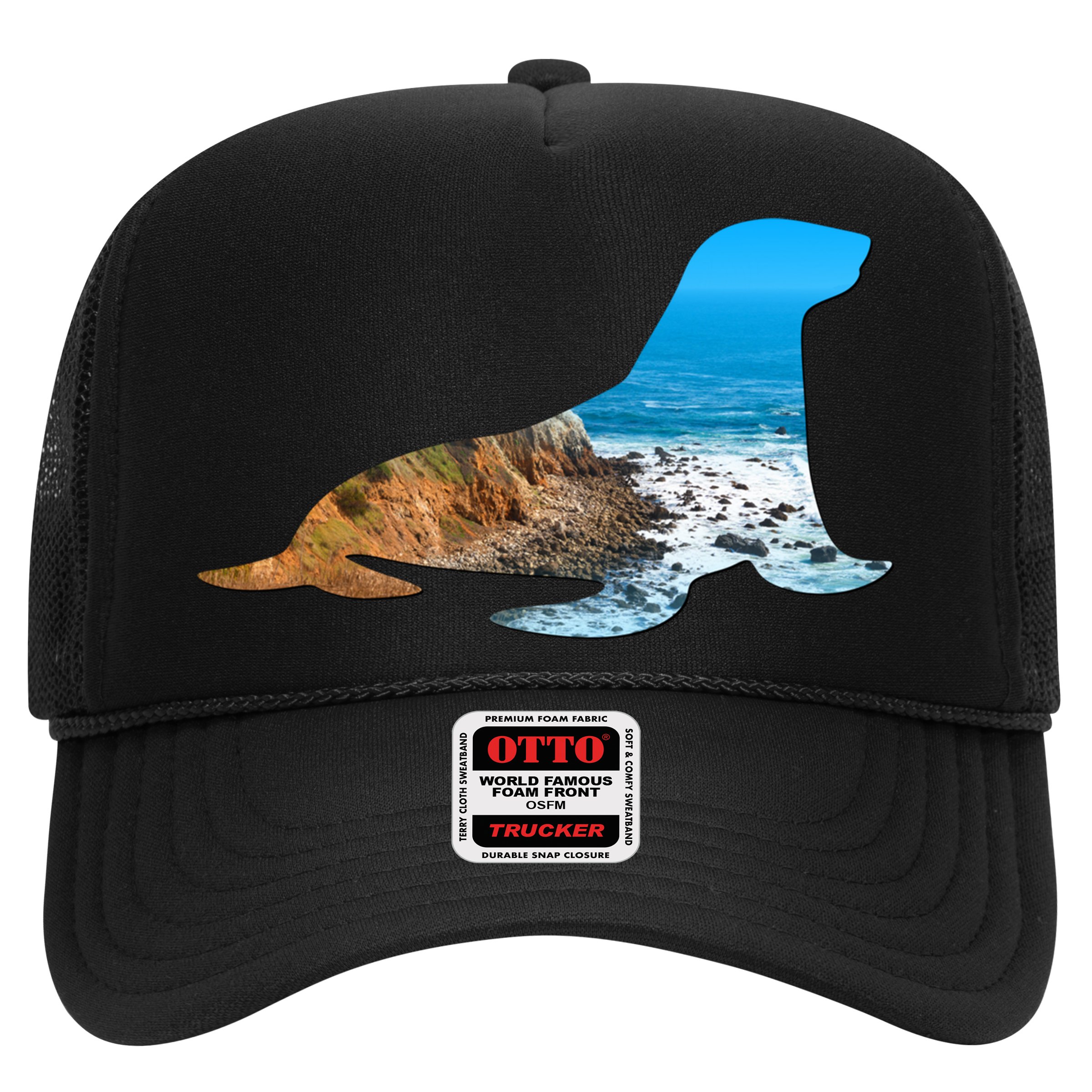 Sea Lion Seal Lovers Silhouette Earth Day And Ocean Week Gift Hat