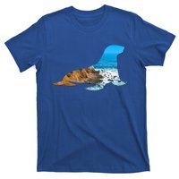 Sea Lion Seal Lovers Silhouette Earth Day And Ocean Week Gift T-Shirt