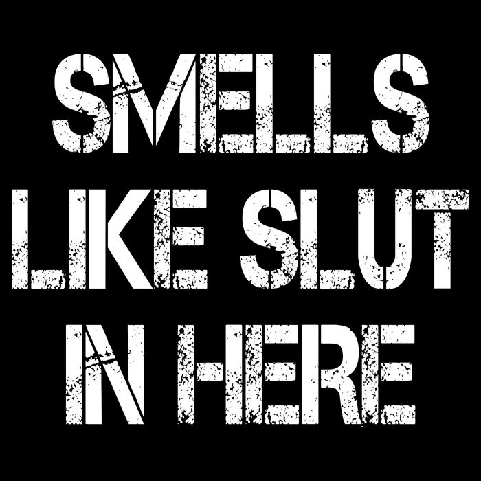 Smells Like Slut In Here Shirt Offensive Funny Humor Vintage 7-Panel Snapback Hat