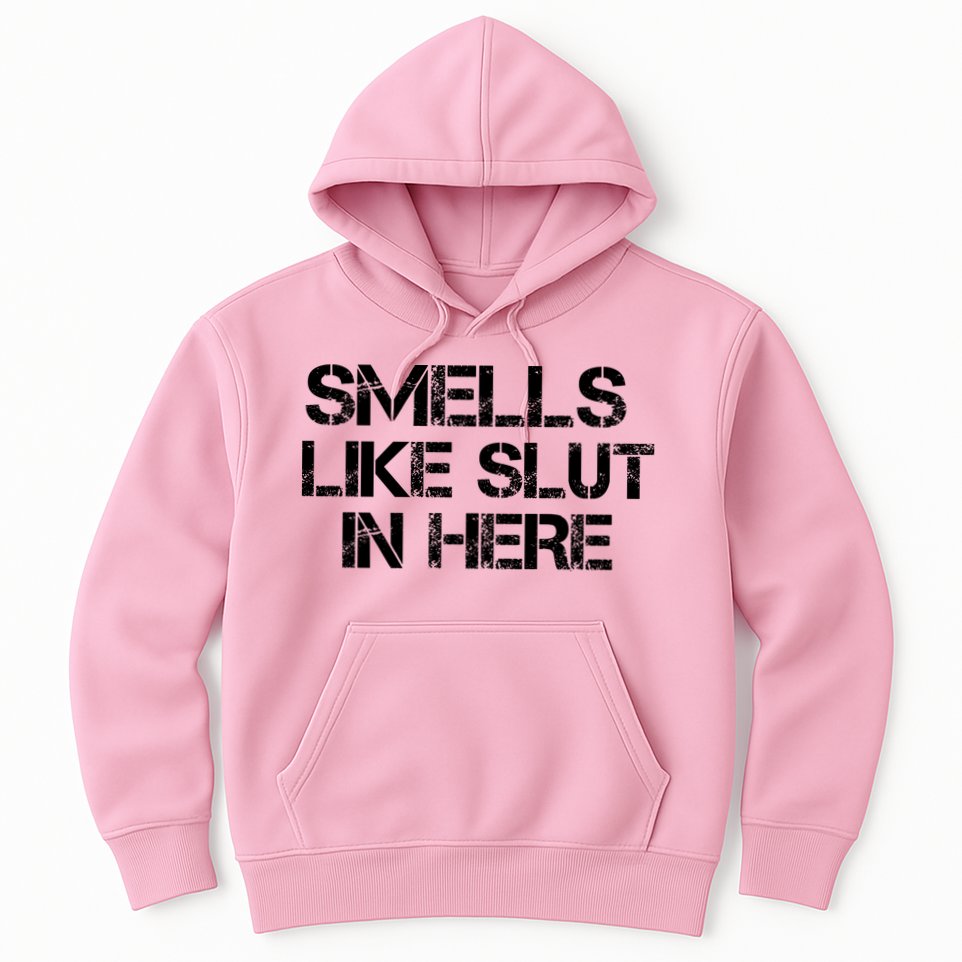 Smells Like Slut In Here Funny Hoodie