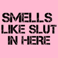 Smells Like Slut In Here Funny V-Neck T-Shirt