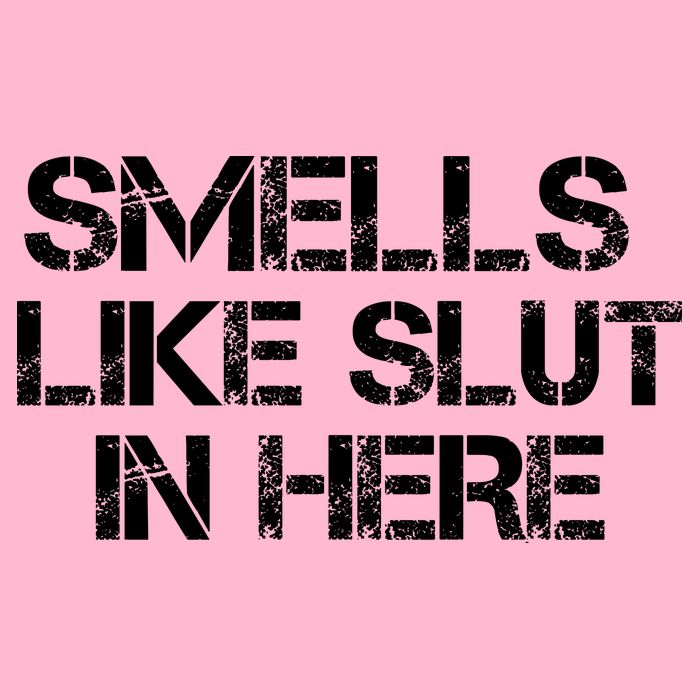 Smells Like Slut In Here Funny V-Neck T-Shirt