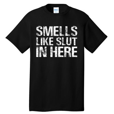 Smells Like Slut In Here Adult Humor Tall T-Shirt