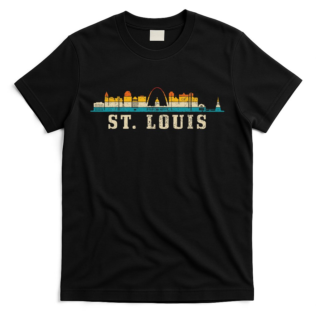 St. Louis Skyline Missouri Vintage Pride Retro T-Shirt