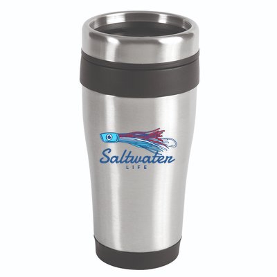 Saltwater Life Saltwater Fishing Lure 16oz Travel Tumbler