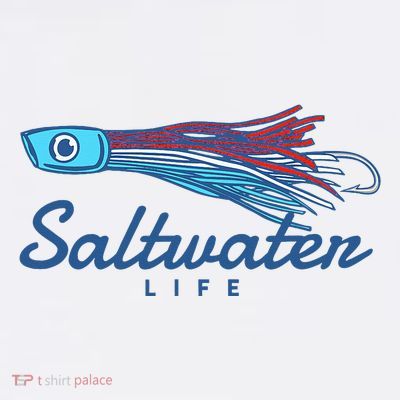 Saltwater Life Saltwater Fishing Lure T-Shirt