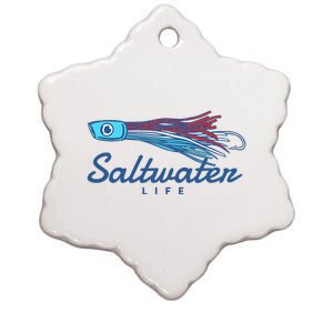 Saltwater Life Saltwater Fishing Lure Ceramic Star Ornament