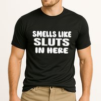 Smells Like Sluts In Here Funny Party Bbq College Frat Cooling Performance Crew T-Shirt