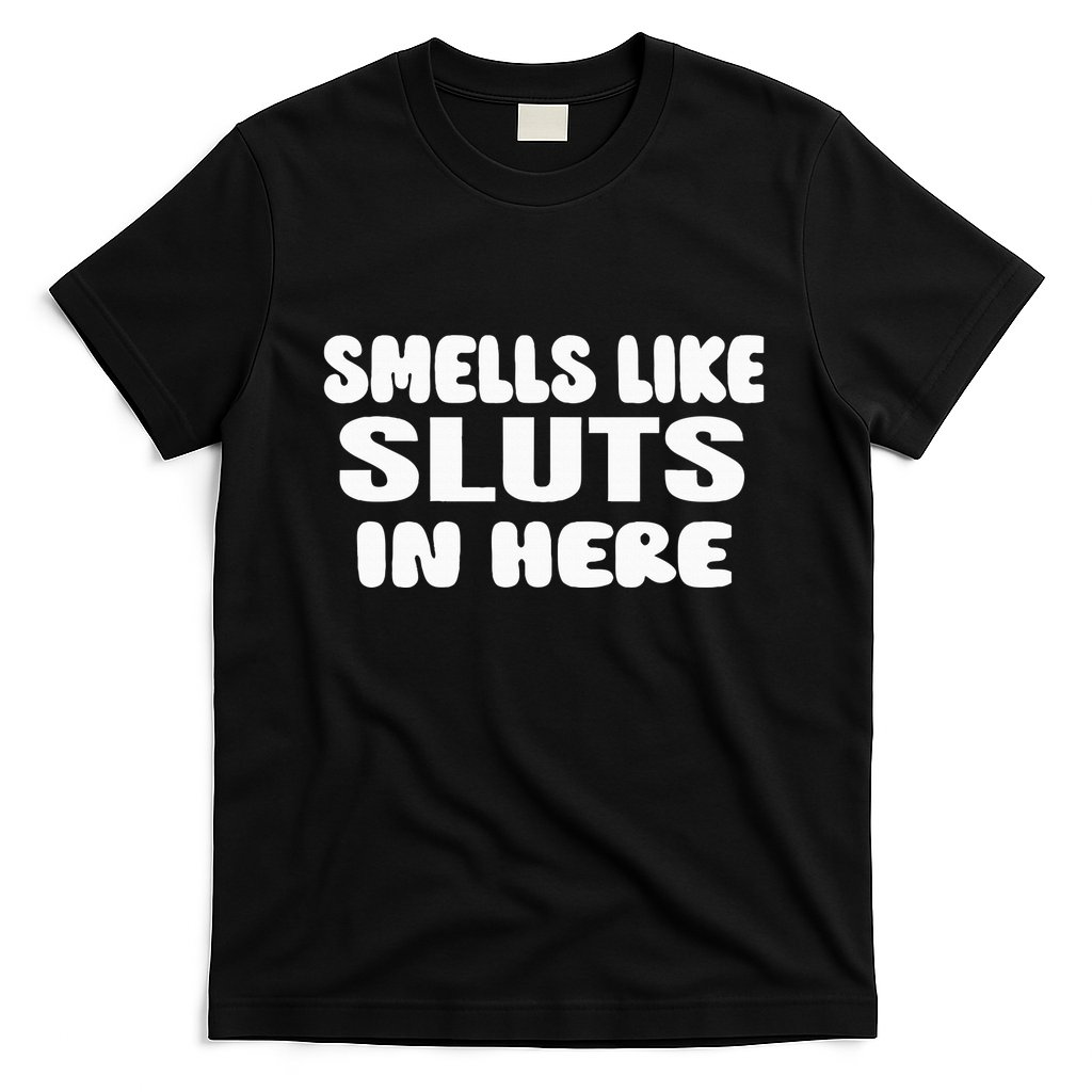 Smells Like Sluts In Here Funny Party Bbq College Frat T-Shirt