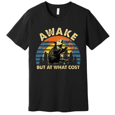 Spoonie Life Sleep Possum Awake But At What Cost Premium T-Shirt