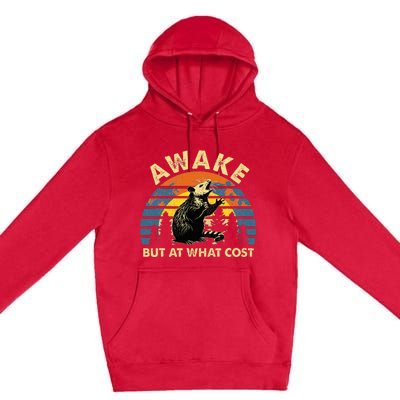 Spoonie Life Sleep Possum Awake But At What Cost Premium Pullover Hoodie