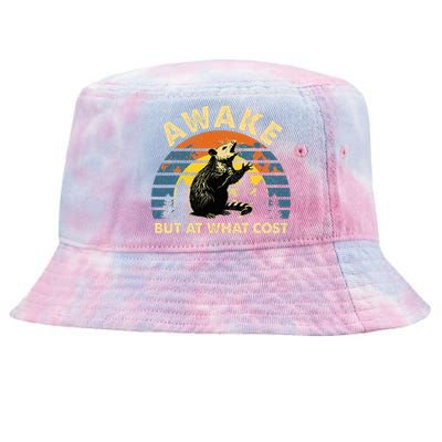 Spoonie Life Sleep Possum Awake But At What Cost Tie-Dyed Bucket Hat