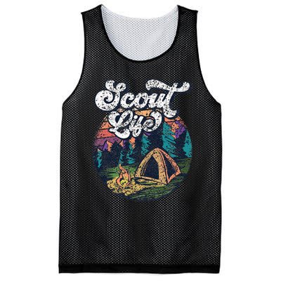 Scout Life Scouting Scouts Outdoor Hiking Mesh Reversible Basketball Jersey Tank