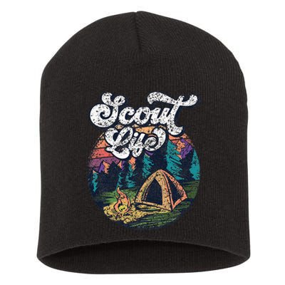 Scout Life Scouting Scouts Outdoor Hiking Short Acrylic Beanie