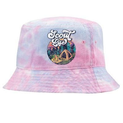 Scout Life Scouting Scouts Outdoor Hiking Tie-Dyed Bucket Hat