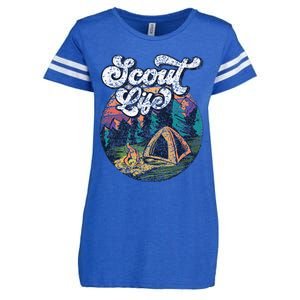 Scout Life Scouting Scouts Outdoor Hiking Enza Ladies Jersey Football T-Shirt