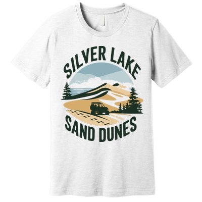 Silver Lake Sand Dunes Michiganall Terrain Vehicles Premium T-Shirt