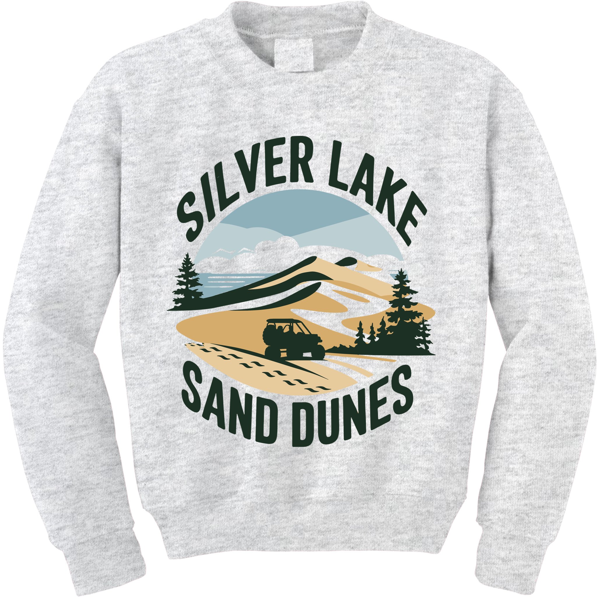 Silver Lake Sand Dunes Michiganall Terrain Vehicles Kids Sweatshirt