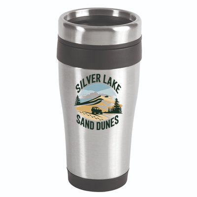 Silver Lake Sand Dunes Michiganall Terrain Vehicles 16oz Travel Tumbler
