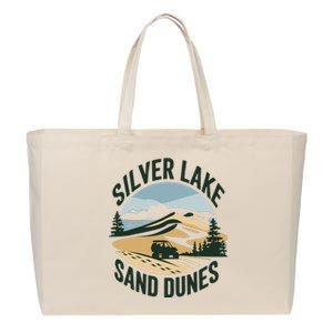 Silver Lake Sand Dunes Michiganall Terrain Vehicles Cotton Canvas Jumbo Tote