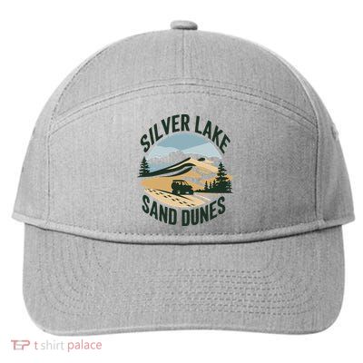 Silver Lake Sand Dunes Michiganall Terrain Vehicles 7-Panel Snapback Hat
