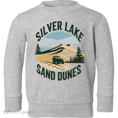 Silver Lake Sand Dunes Michiganall Terrain Vehicles Toddler Sweatshirt