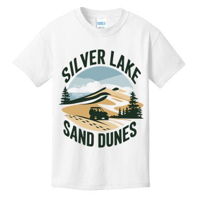Silver Lake Sand Dunes Michiganall Terrain Vehicles Kids T-Shirt