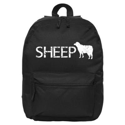 Sheep Logo 16 in Basic Backpack