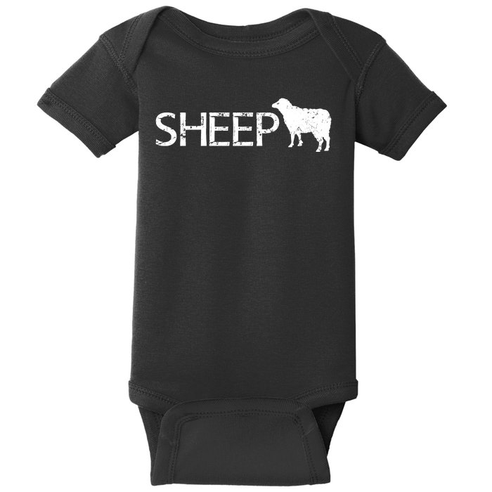 Sheep Logo Baby Bodysuit