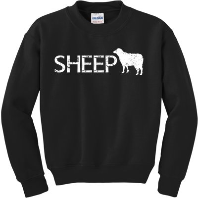 Sheep Logo Kids Sweatshirt