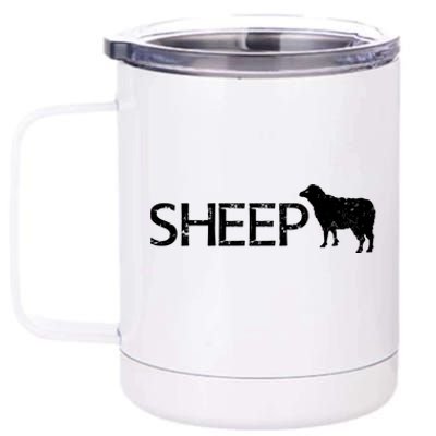 Sheep Logo 12 oz Stainless Steel Tumbler Cup