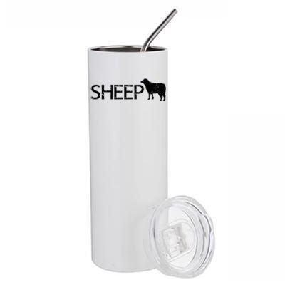 Sheep Logo Stainless Steel Tumbler