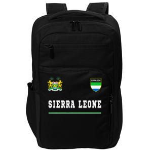 Sierra Leone Sportssoccer Jersey Flag Football Impact Tech Backpack