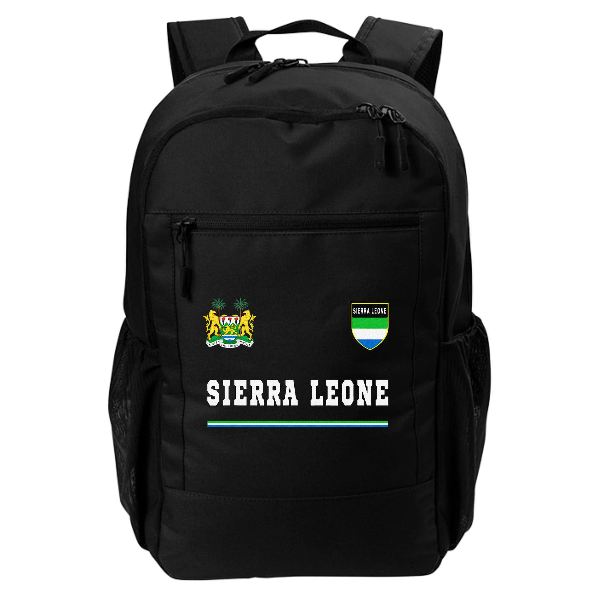 Sierra Leone Sportssoccer Jersey Flag Football Backpack