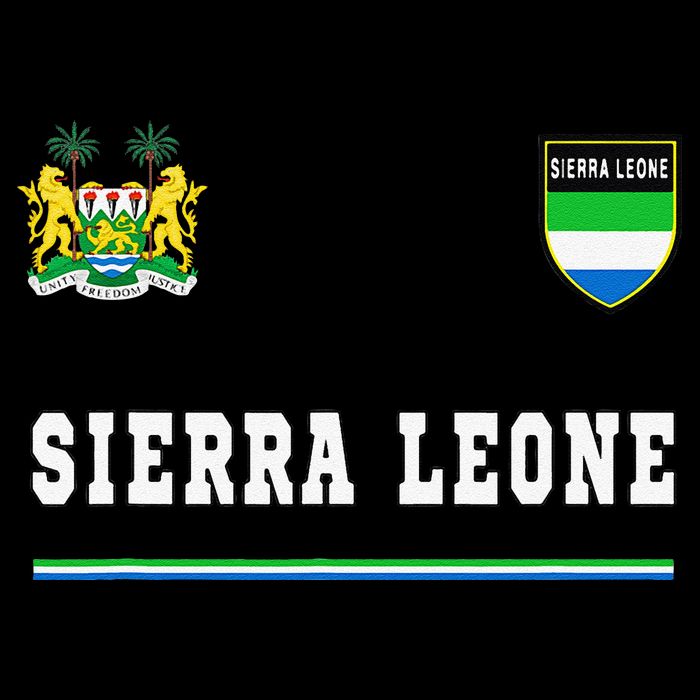 Sierra Leone Sportssoccer Jersey Flag Football Backpack