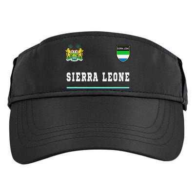 Sierra Leone Sportssoccer Jersey Flag Football Adult Drive Performance Visor