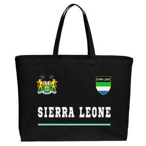 Sierra Leone Sportssoccer Jersey Flag Football Cotton Canvas Jumbo Tote