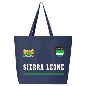 Sierra Leone Sportssoccer Jersey Flag Football 25L Jumbo Tote