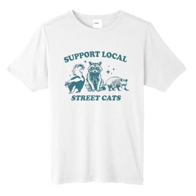 Support Local S.T.R.E.E.T Cats Team Trash Opossum Raccoon Rat Tall Fusion ChromaSoft Performance T-Shirt