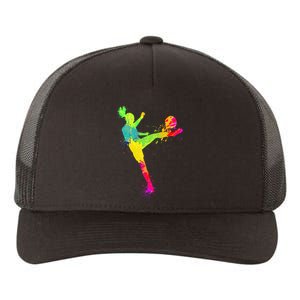 Soccer Lover's Stylish Design for Female Athletes Yupoong Adult 5-Panel Trucker Hat