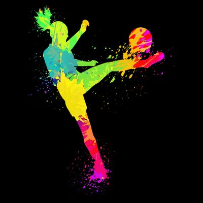Soccer Lover's Stylish Design for Female Athletes T-Shirt