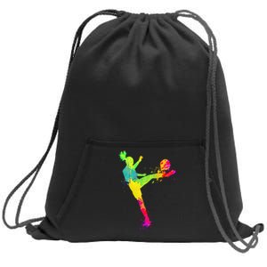 Soccer Lover's Stylish Design for Female Athletes Sweatshirt Cinch Pack Bag