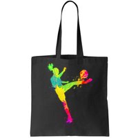 Soccer Lover's Stylish Design for Female Athletes Tote Bag