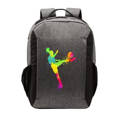 Soccer Lover's Stylish Design for Female Athletes Vector Backpack